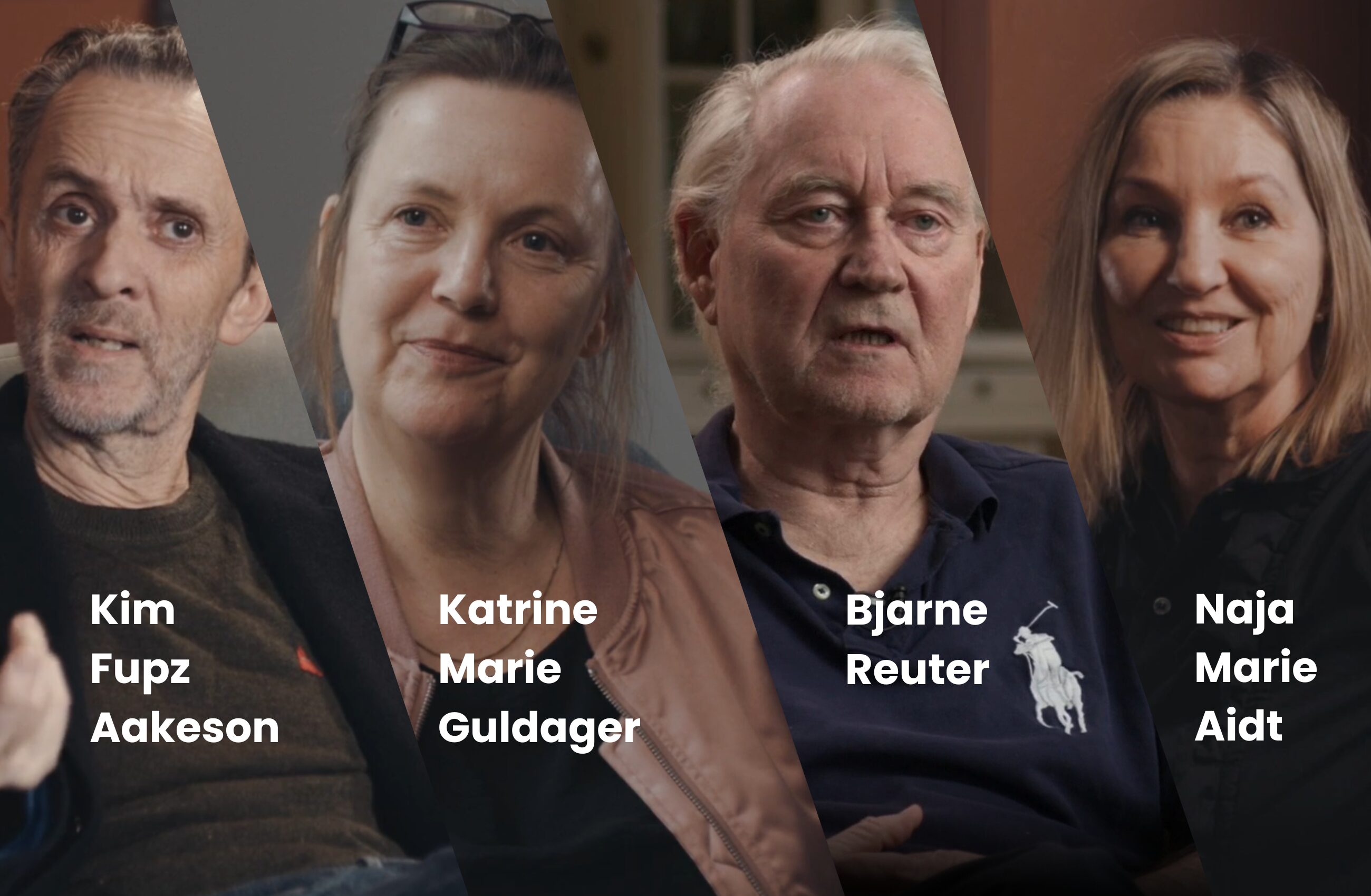 Kim Fupz, Katrine Marie Guldager, Bjarne Reuter, Naja Marie Aidt